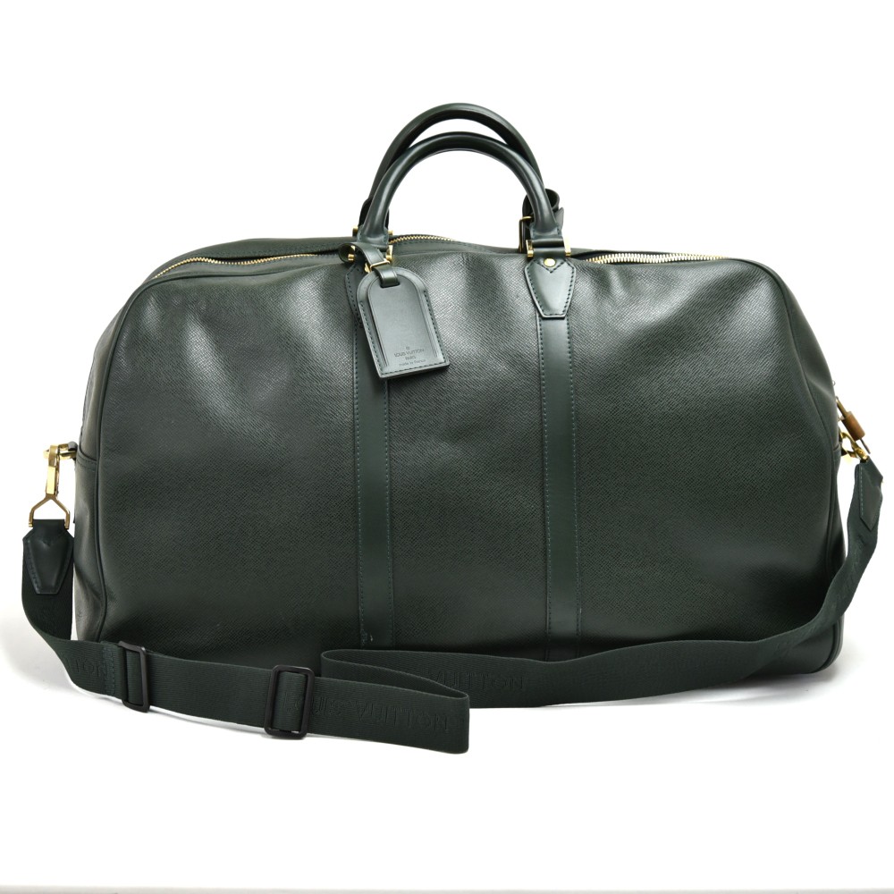 Kendall leather weekend bag Louis Vuitton Green in Leather - 36387179
