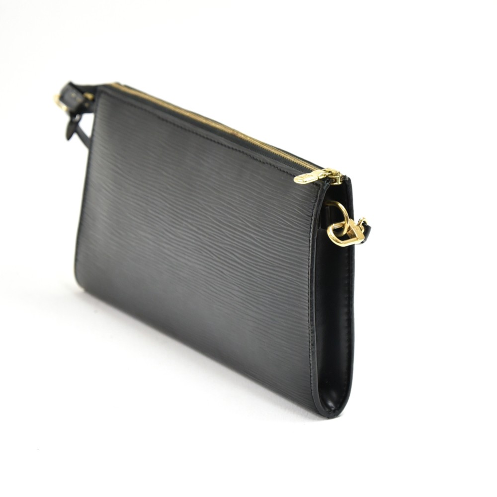 Louis Vuitton Epi Leather Pochette Accessoires in Kouril Black – My Haute