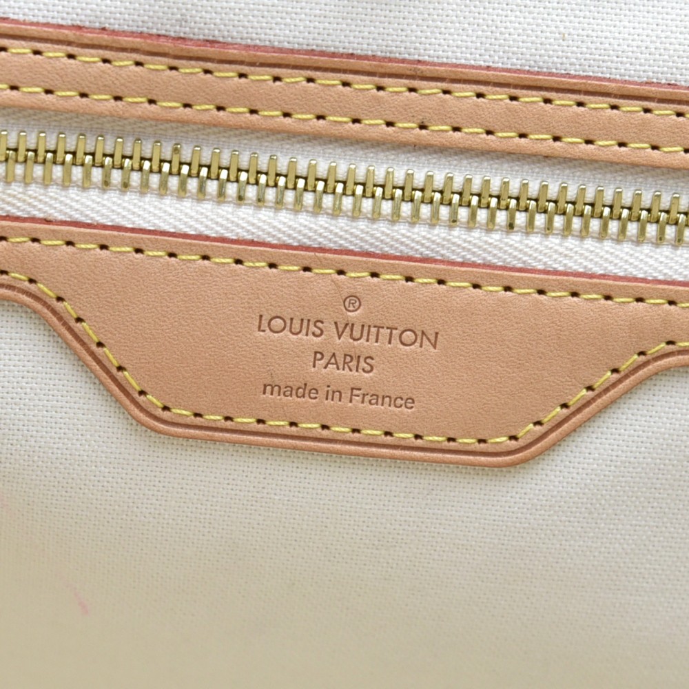 Louis Vuitton Louis Vuitton Plein Soleil Beige Denim Tote Bag 2012