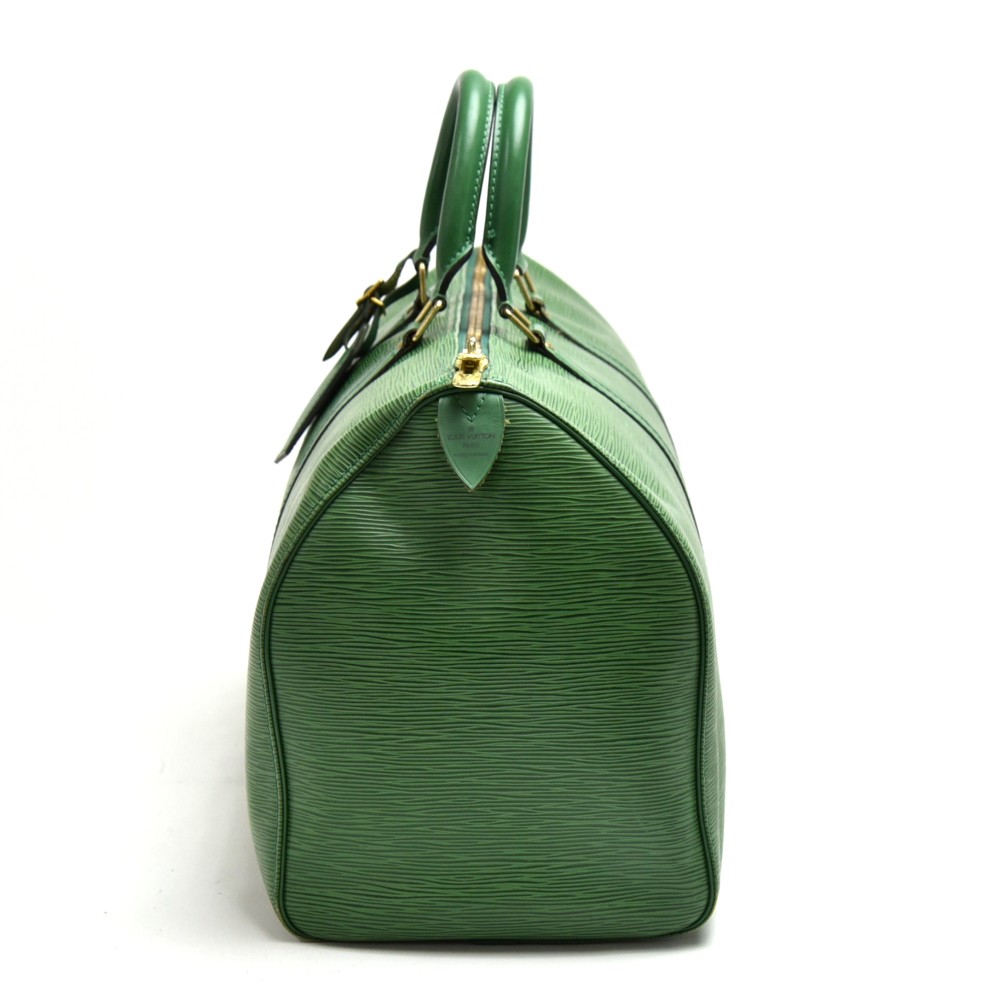 lv green travel bag