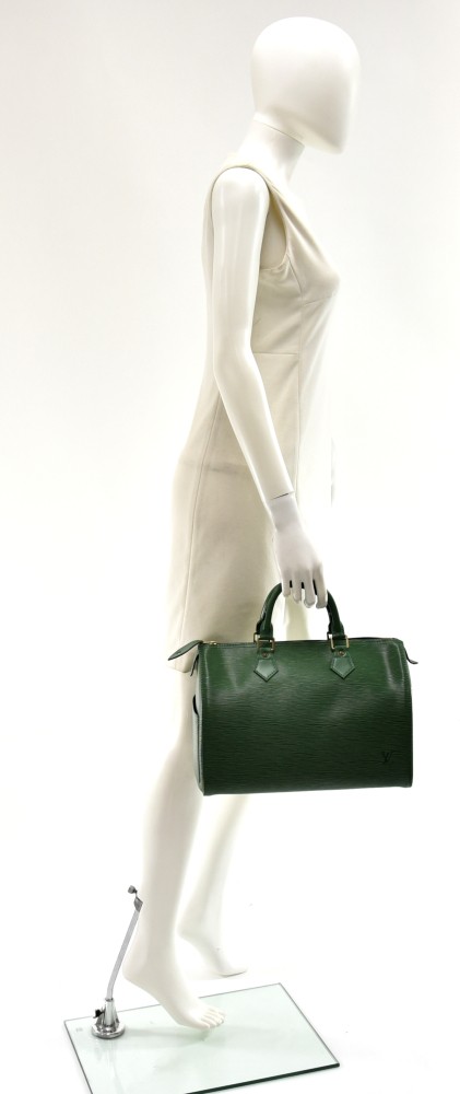 Louis Vuitton Speedy Handbag Epi Leather 30 Green 2439693