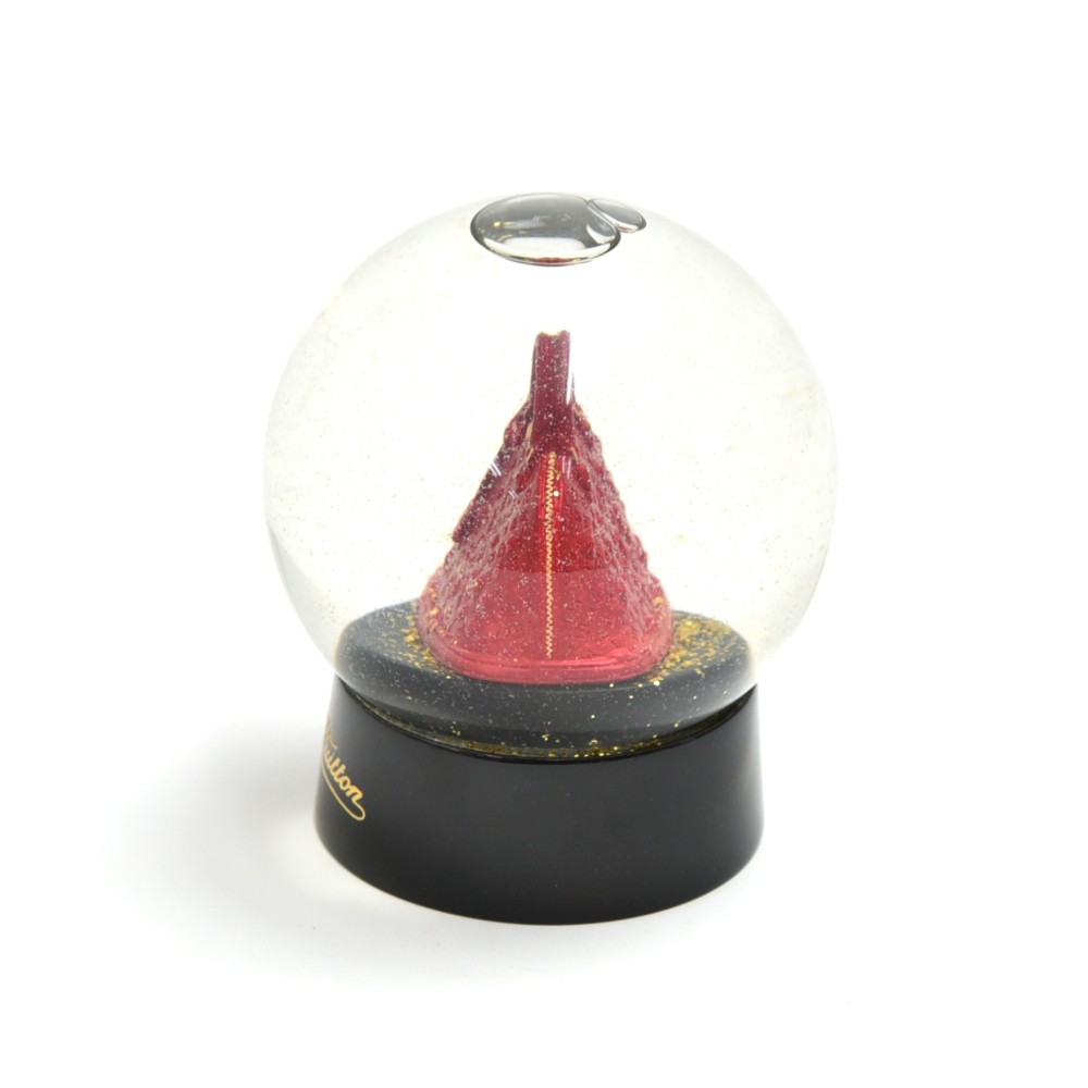 LOUIS VUITTON Snow Globe Dome Object Alma Novelty Ornament Limited Used red