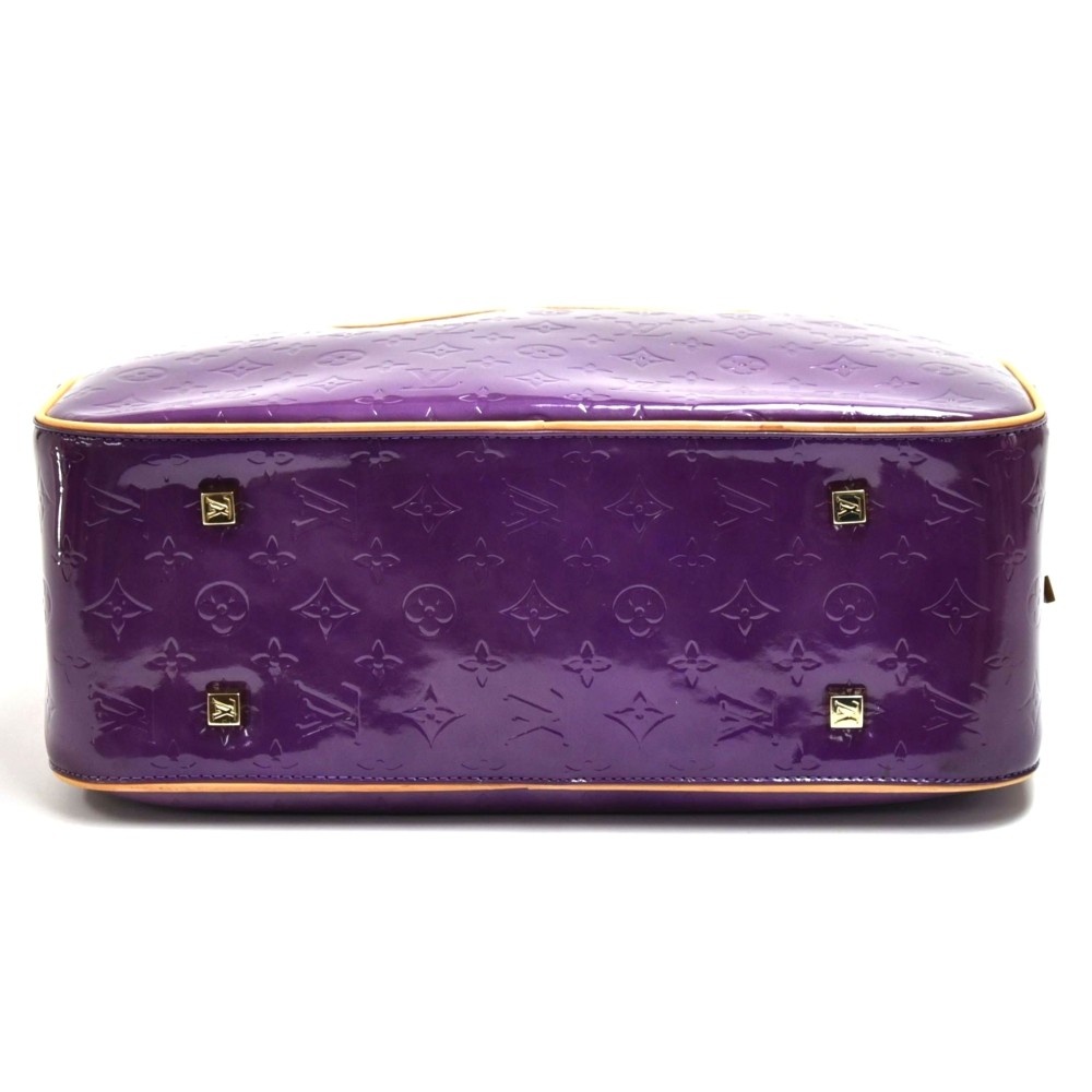 Louis Vuitton Purple Vernis Bedford Leather Patent leather ref