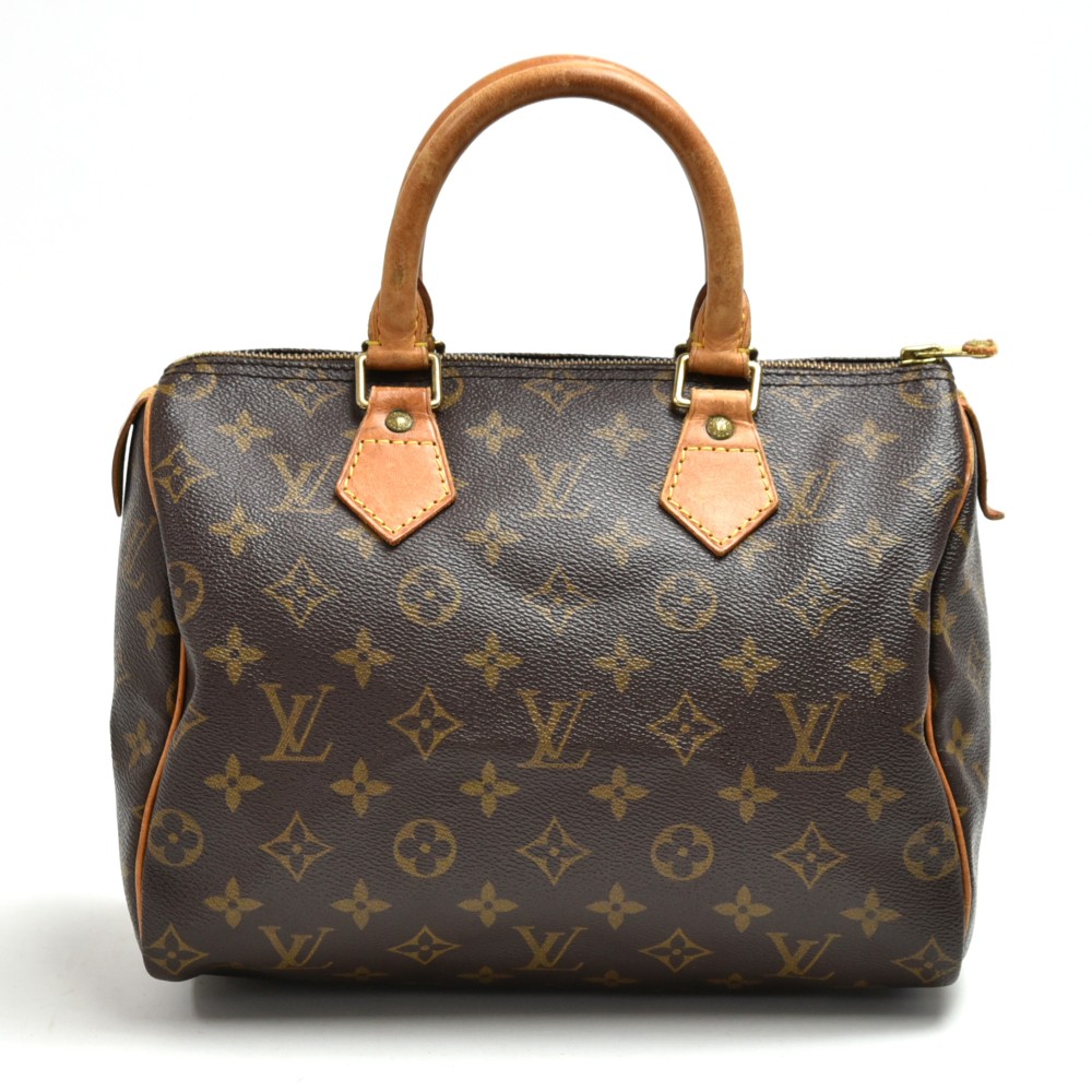 Used Louis Vuitton Speedy 25 Brown/M41528/Made In France/Handle Discolored  Bag