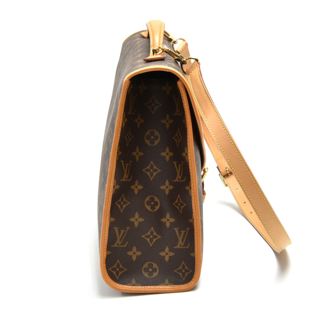 LOUIS VUITTON LV Monogram Beverly PM Pochette Clutch Leather Shoulder Bag  Strap