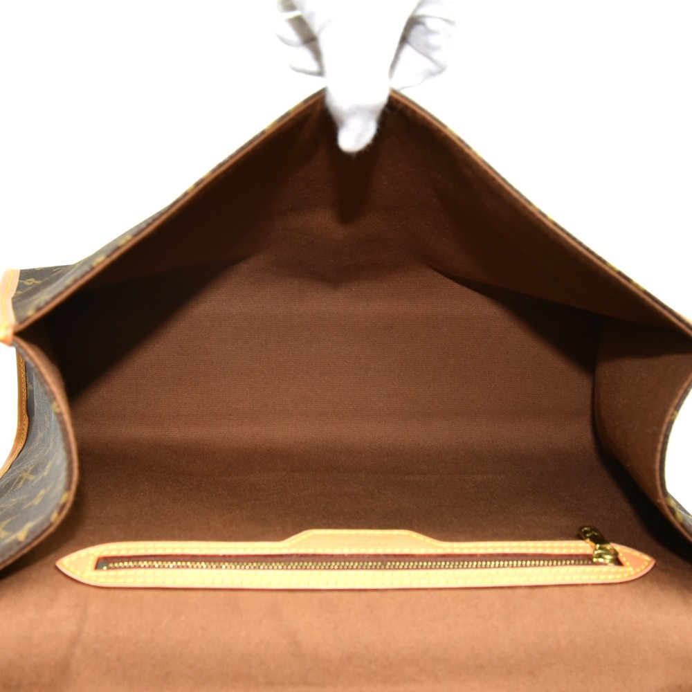 Louis Vuitton Beverly Briefcase Monogram Canvas Brown Leather ref.499610 -  Joli Closet