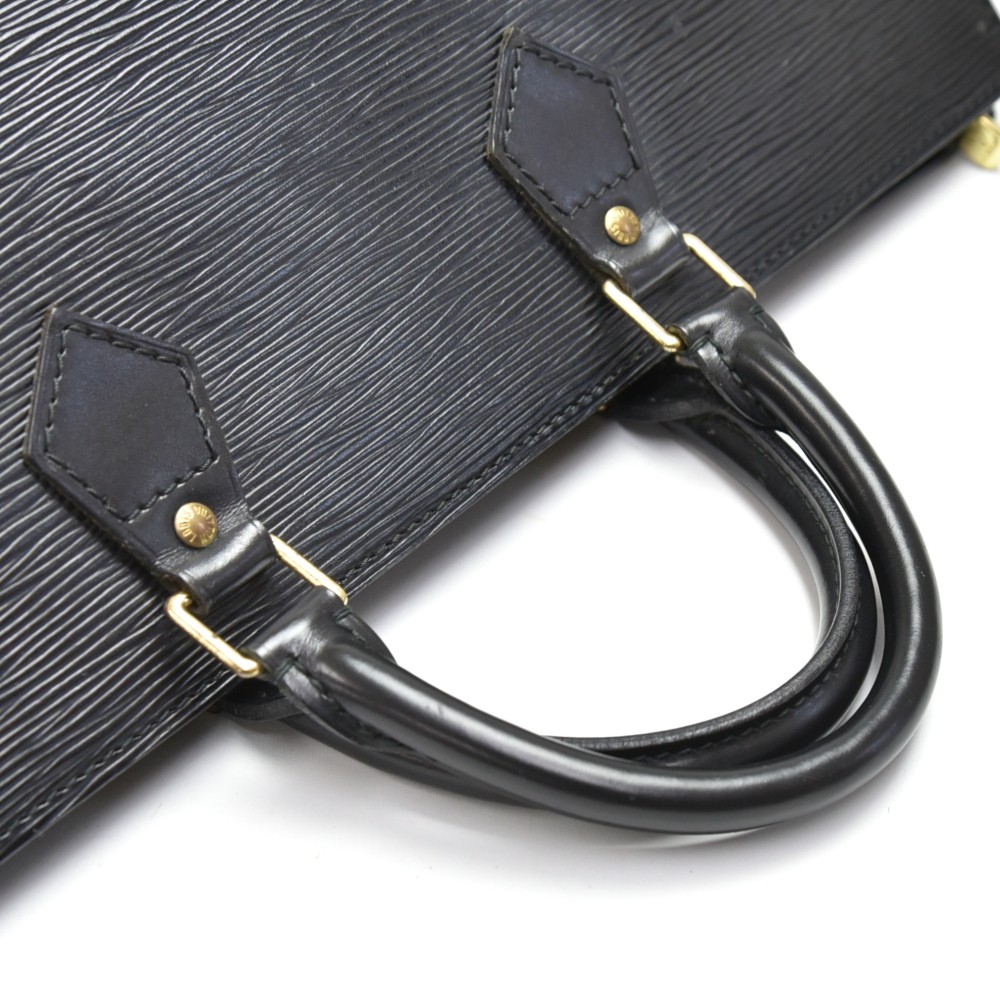 Louis Vuitton Vintage Louis Vuitton Sac Triangle Black Epi Leather