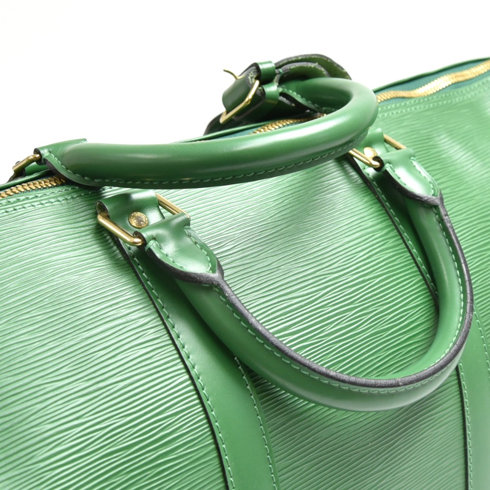 Louis Vuitton Green Epi Leather Borneo Keepall 50 ref.473741