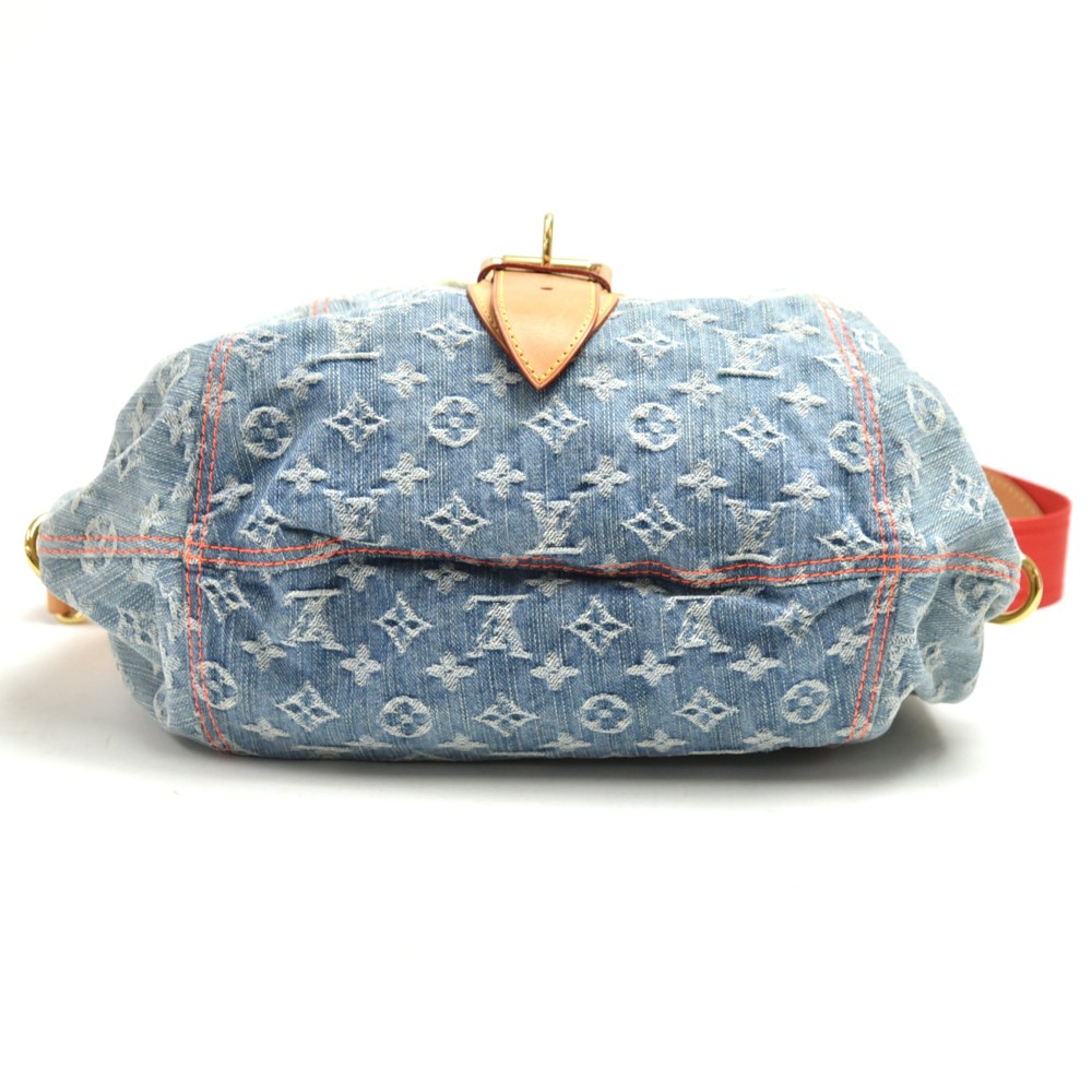 Louis Vuitton, Bags, Soldlouis Vuitton Monogram Denim Sunshine Bag