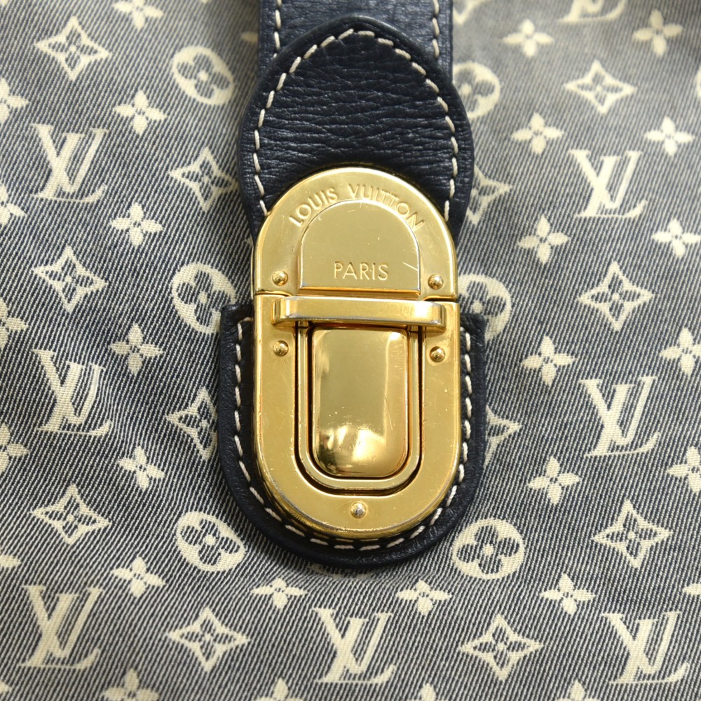 Sac à main Louis Vuitton Joséphine en toile monogram Idylle bleue
