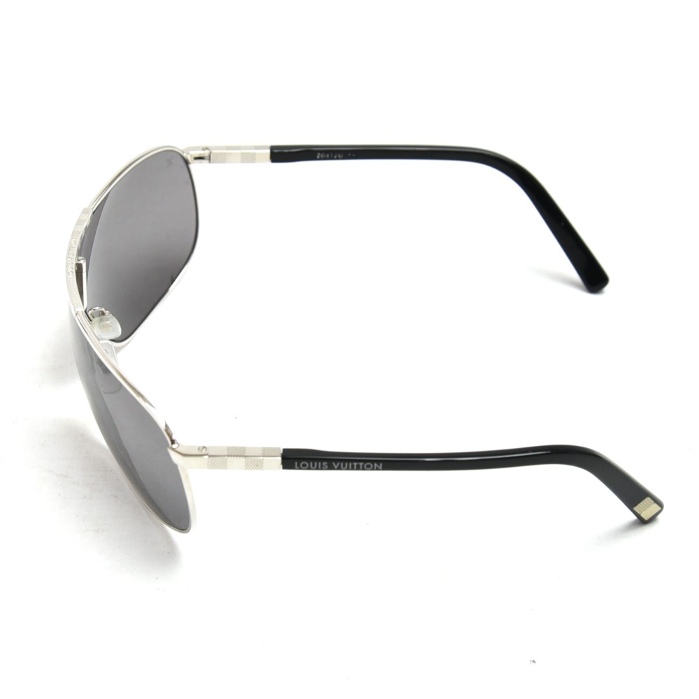 Louis+Vuitton+Attraction+Mask+Sunglasses+Black%2Fsilver+Z0412U for