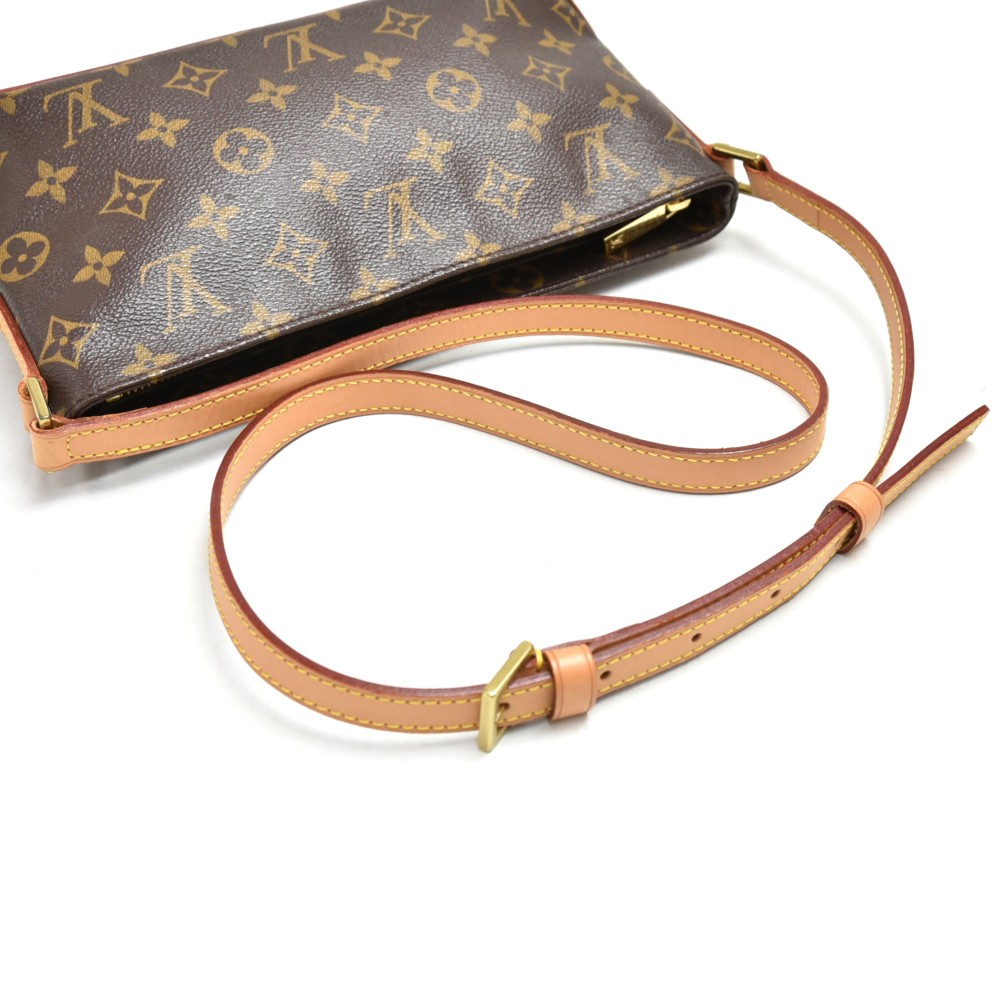 Authentic Louis Vuitton Monogram Trotteur Shoulder Bag Crossbody #16155
