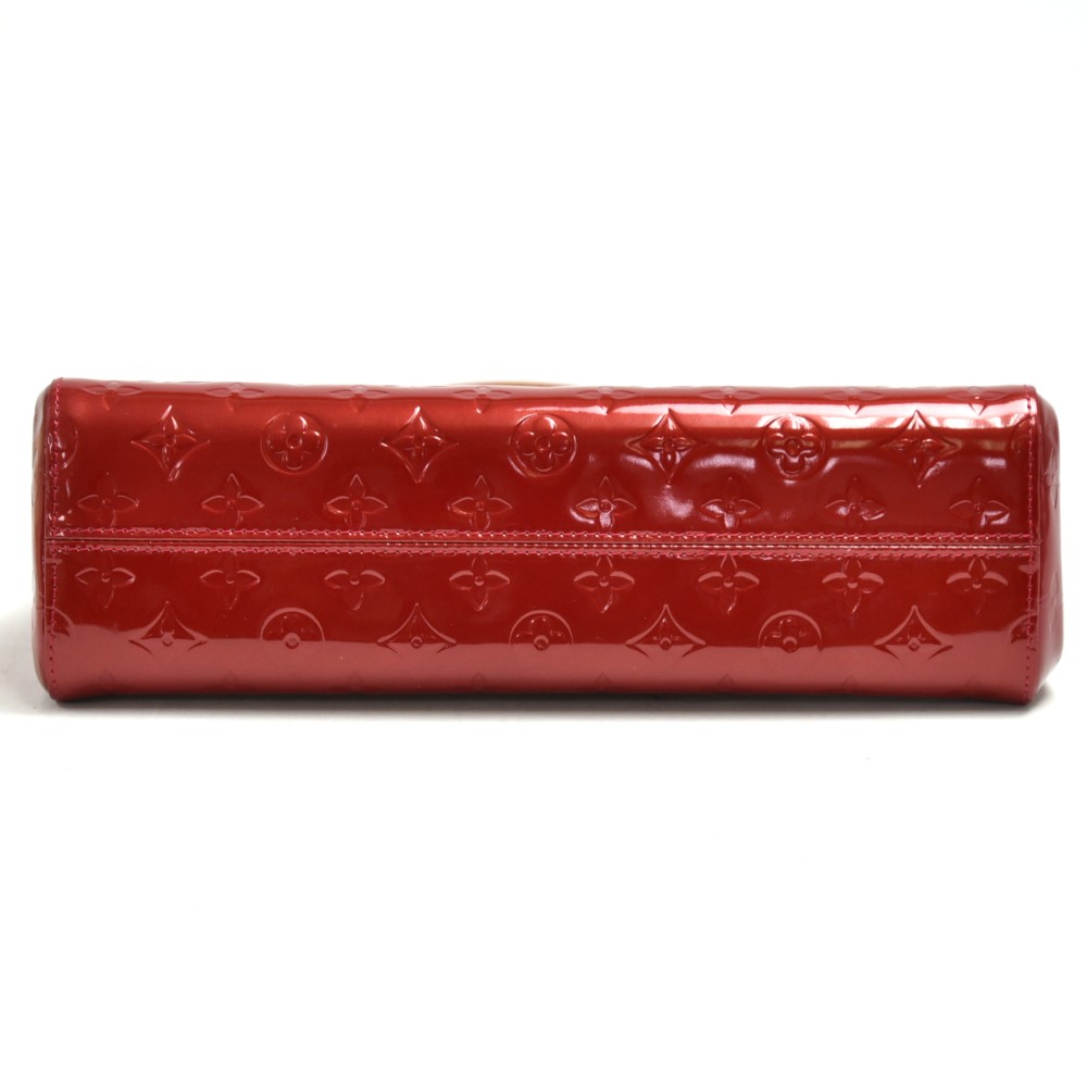 Louis Vuitton Red Monogram Vernis Roxbury Drive Bag | The ReLux