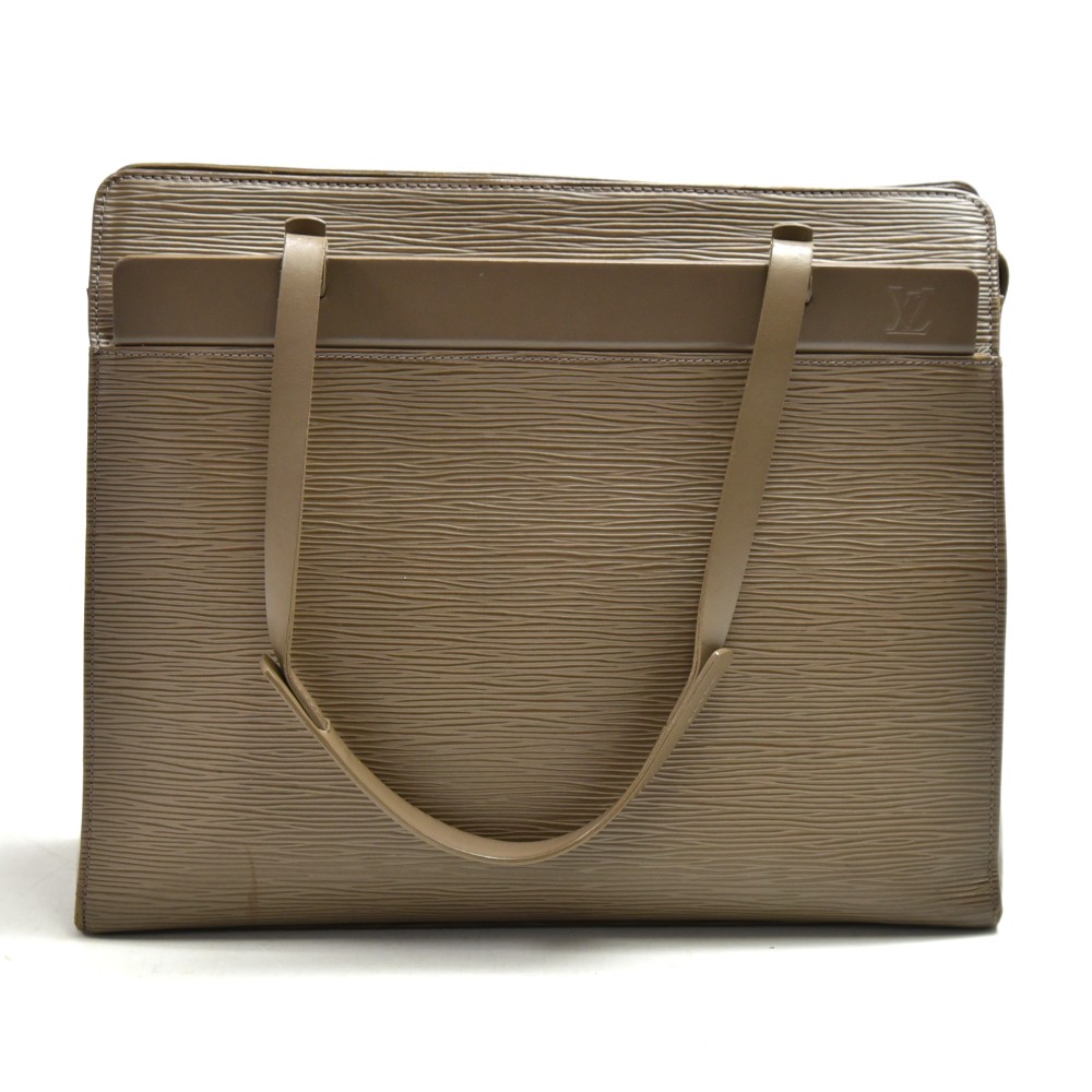 Louis Vuitton Moka Epi Leather Croisette PM Bag at 1stDibs