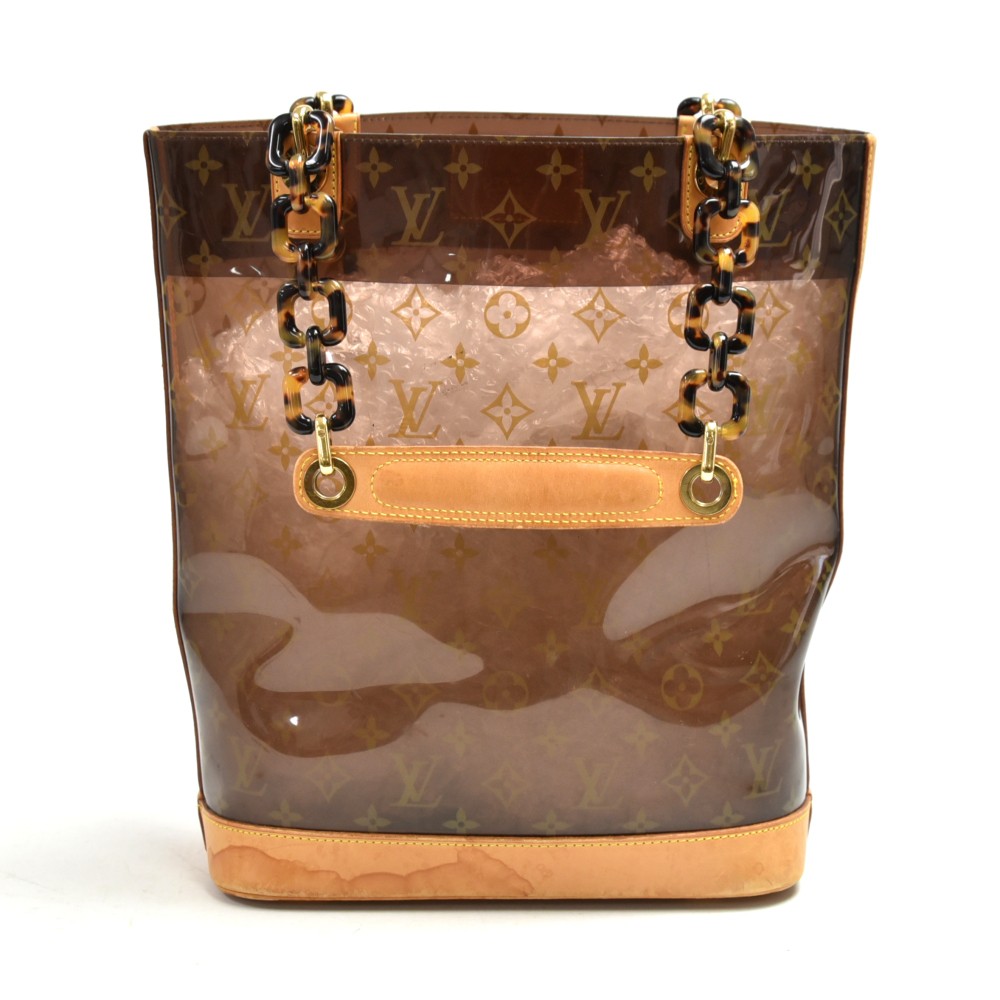 Louis Vuitton Sac Ambre Handbag Monogram Vinyl MM Brown 221769208