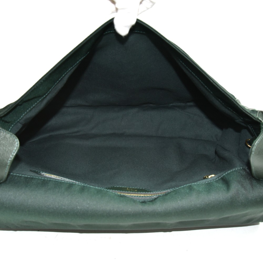 LOUIS VUITTON Authentic Men's Taiga Victor Shoulder Bag Ardoise Green  M30142