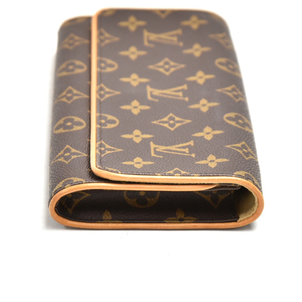 Used Louis Vuitton Pochette Twin Gm/Pvc/Brw/Total Pattern/M51852 Bag