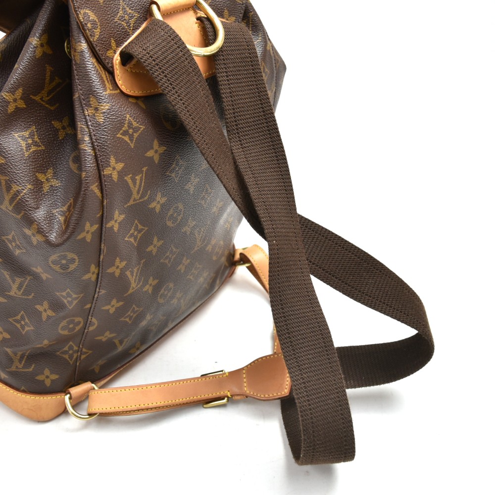 Louis Vuitton Navy Monogram Mini Lin Canvas Montsouris GM Backpack Gold  Hardware, 2003 Available For Immediate Sale At Sotheby's