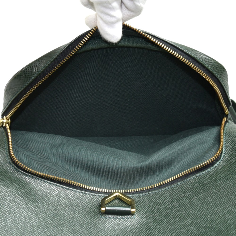 Louis Vuitton Taiga Cassiar Backpack M30174 Green Leather Pony
