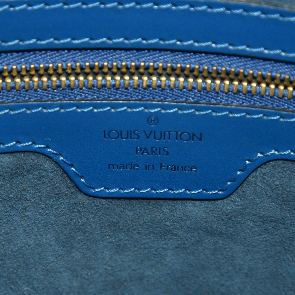 Louis Vuitton Blue Vintage EPI Lussac