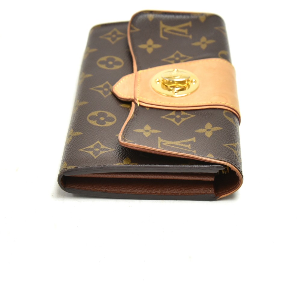 Louis Vuitton Boetie M63220 Brown Monogram Long Wallet 11505