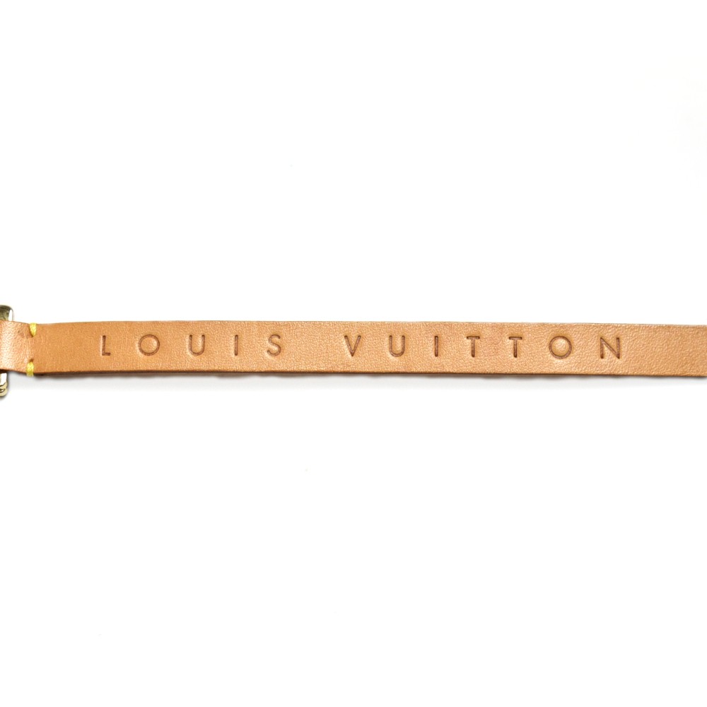 Louis Vuitton Vintage Louis Vuitton Cowhide Leather Thin Adjustable