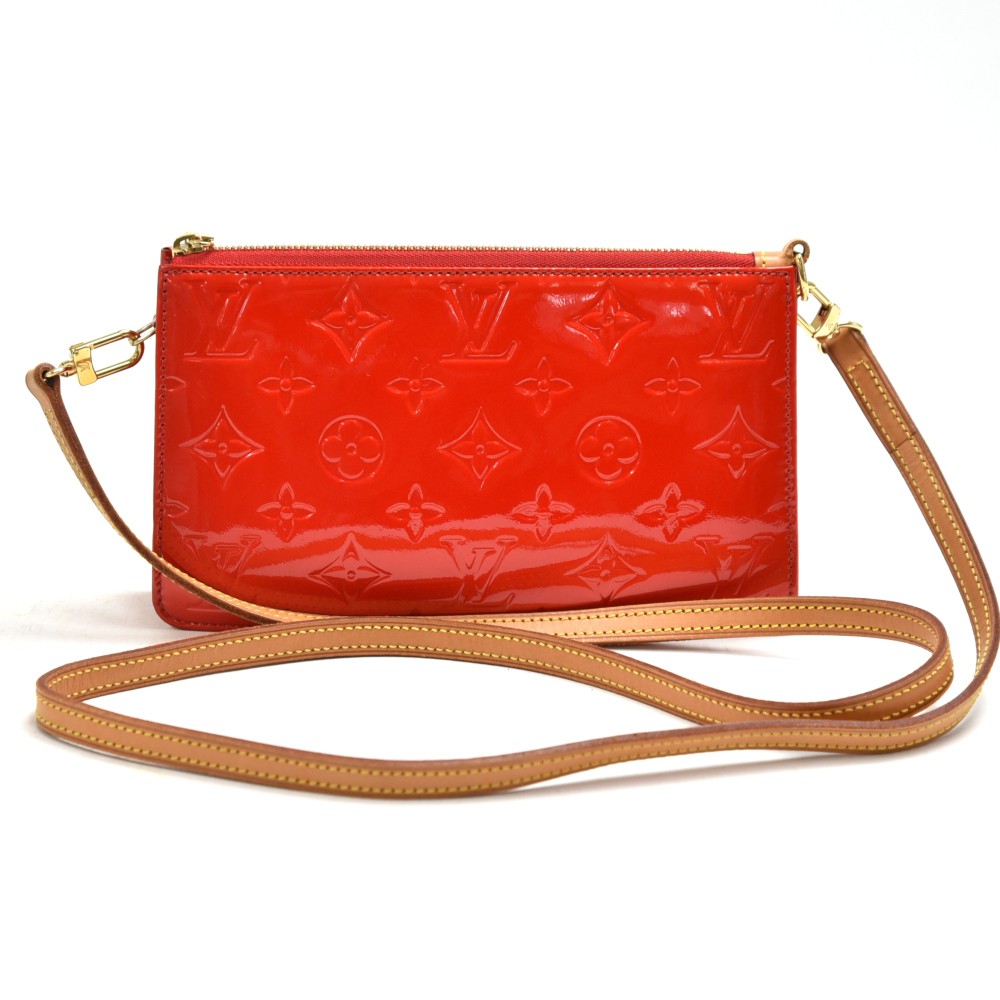 Louis Vuitton Monogram Vernis Lexington Pochette - Red Handle Bags,  Handbags - LOU294362
