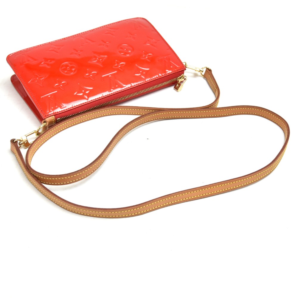 Louis Vuitton Monogram Vernis Lexington Pochette - Red Handle Bags, Handbags  - LOU294362