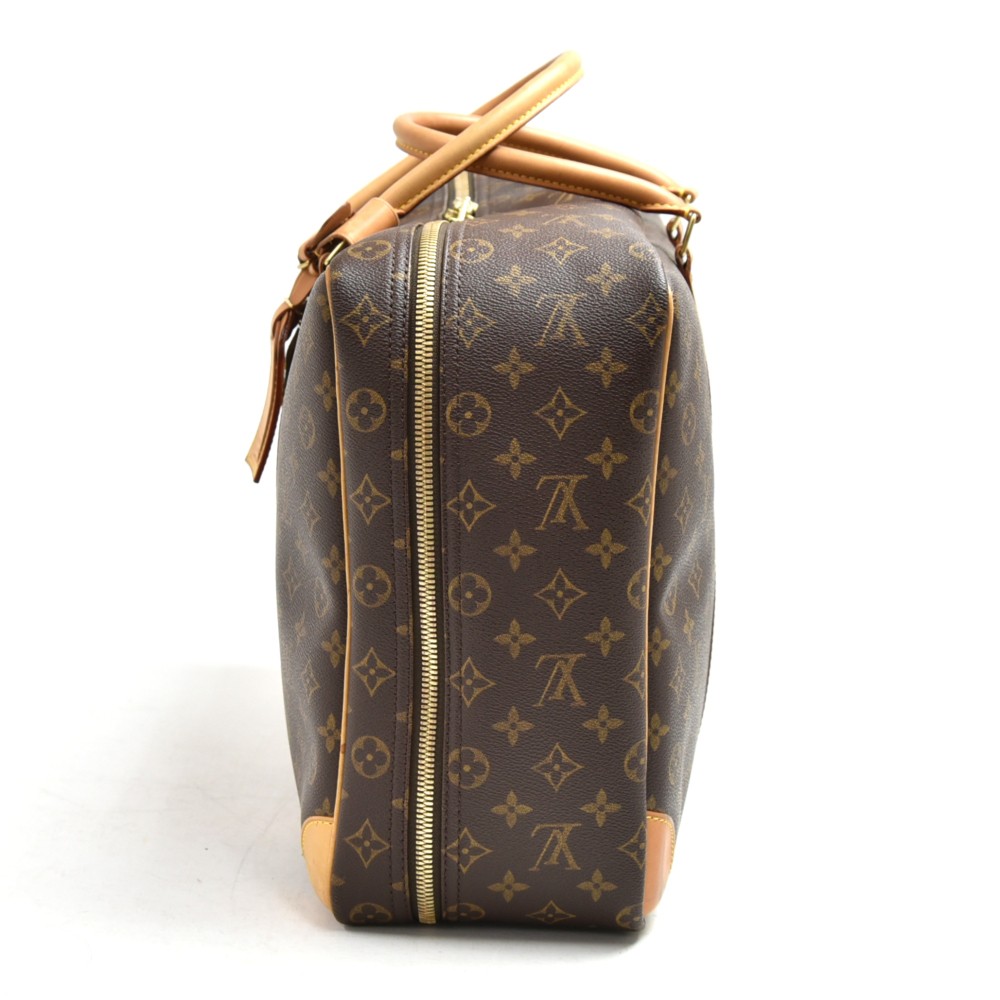 Louis Vuitton Sirius travel bag 45 Brown Cloth ref.567874 - Joli Closet