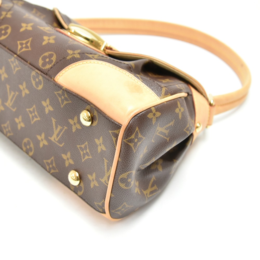 Louis Vuitton Beverly MM Shoulder Bag Monogram Canvas And Leather GHW