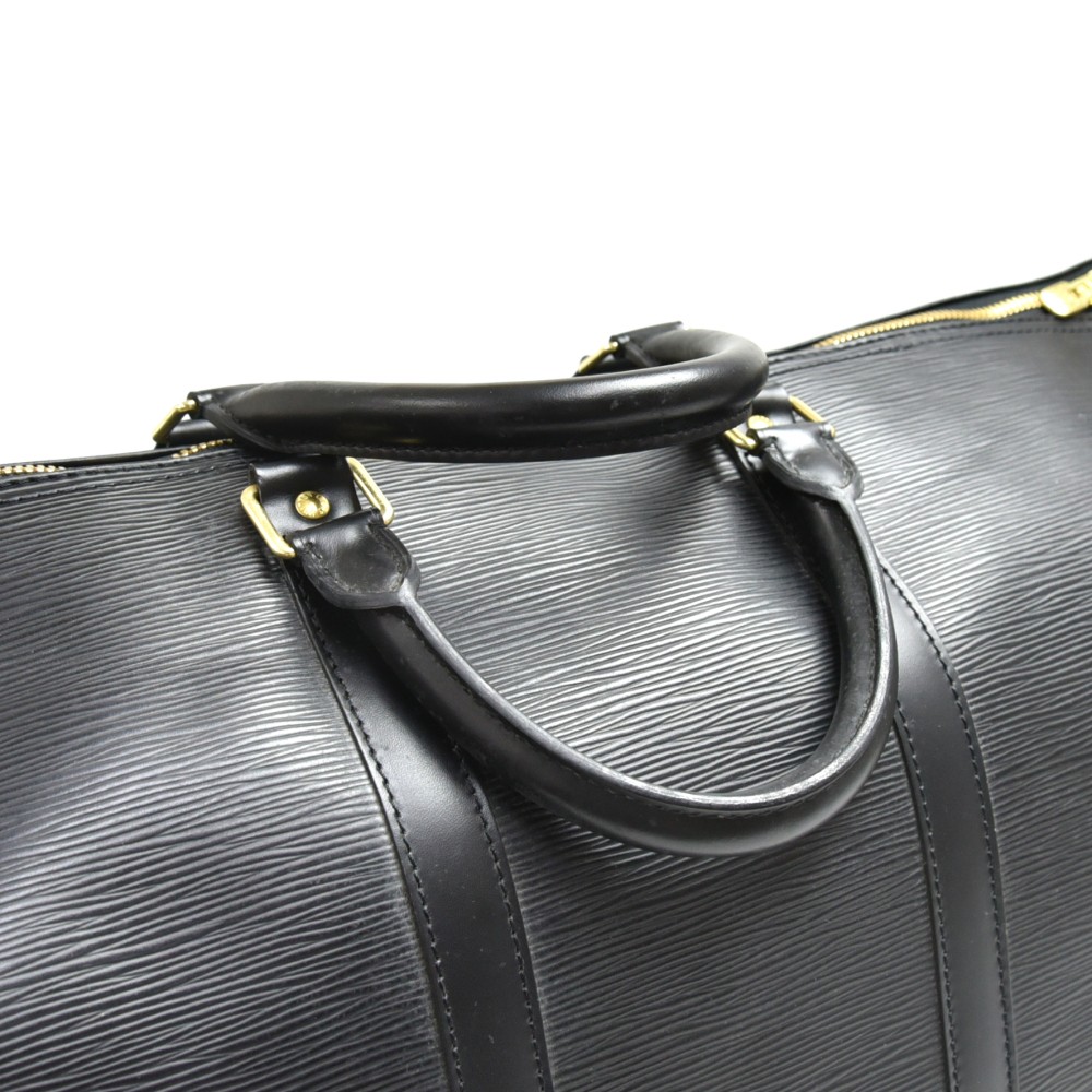 Louis Vuitton Vintage Louis Vuitton Keepall 55 Black Epi Leather ...