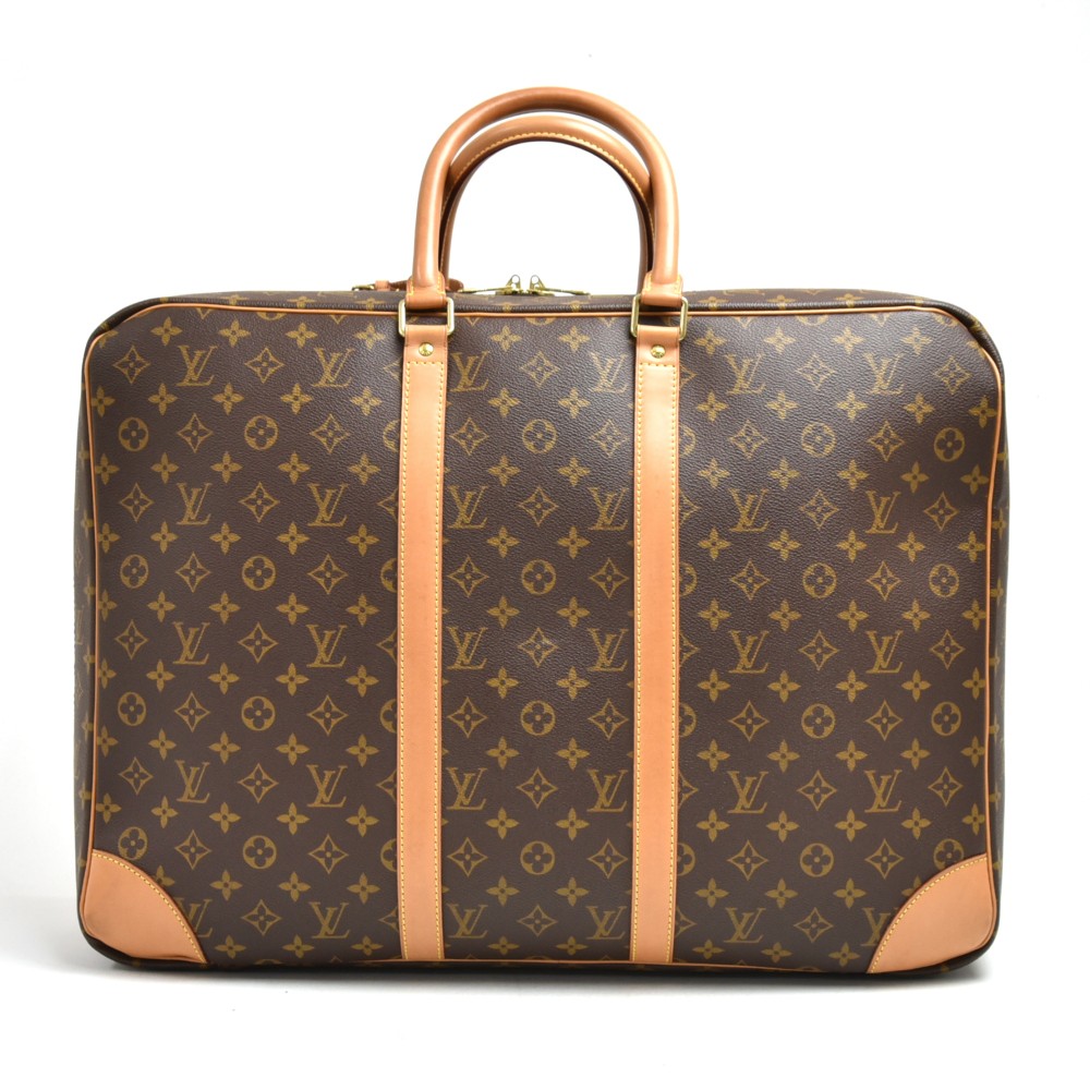 valise sirius 55 cm louis vuitton en toile monogram et cuir