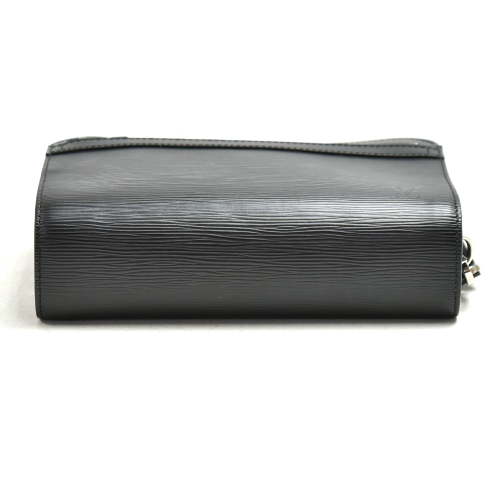 Félicie leather clutch bag Louis Vuitton Black in Leather - 35718143