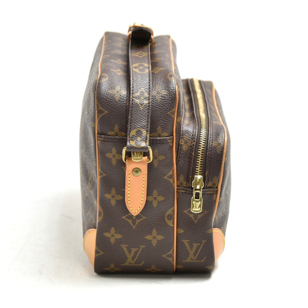 Auth Louis Vuitton Vintage Monogram Nile Shoulder Bag 0L240100n"
