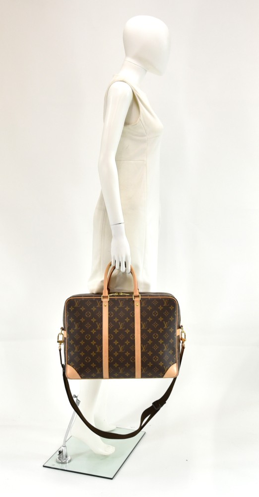 Sold at Auction: Louis Vuitton Porte Documents Voyage Monogram Business Bag
