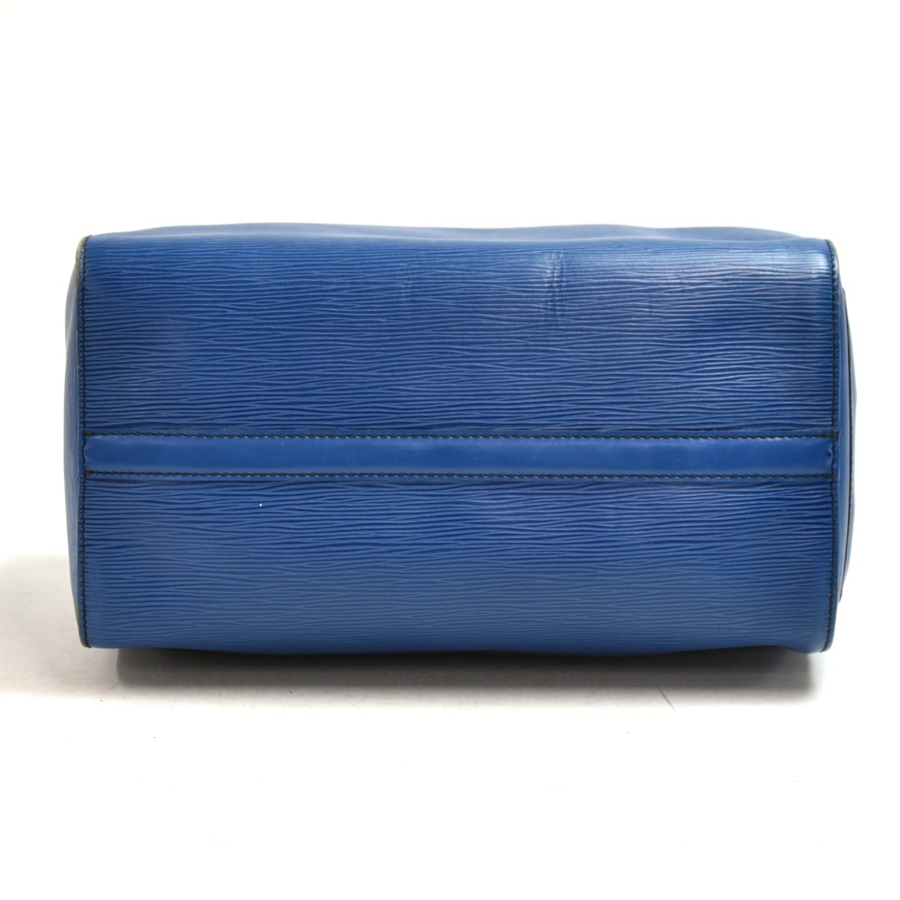 Vintage 90s Louis Vuitton Blue Epi Leather Speedy 30 Handbag By Louis  Vuitton