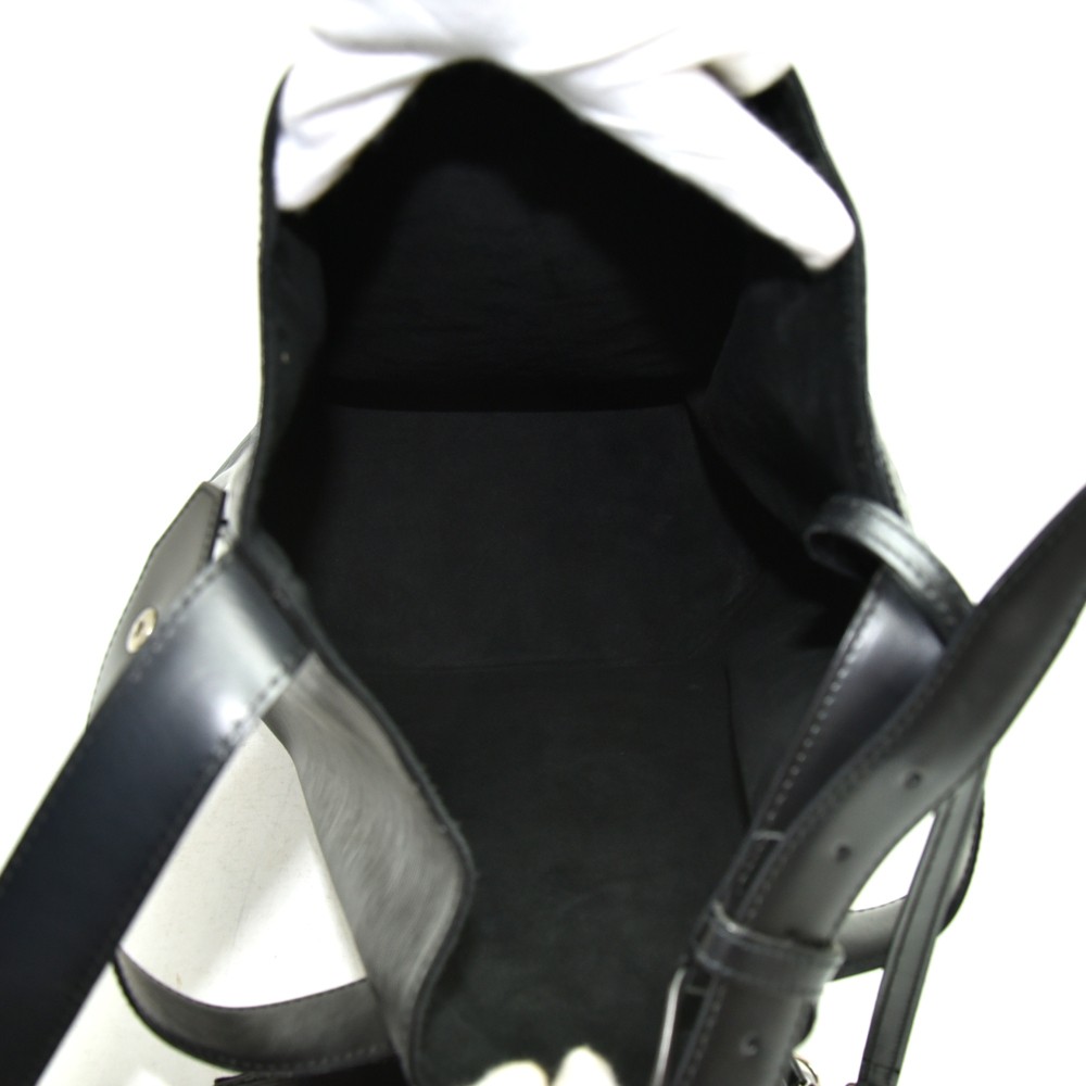 Authentic Louis Vuitton vintage Sac D’epaule GM shoulder bucket style bag  in black epi leather