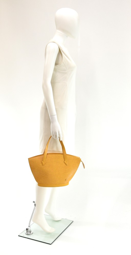 Louis Vuitton, Bags, Louis Vuitton Saint Jacques M52269 Shopping Epi Yellow  Shoulder Bag 1585