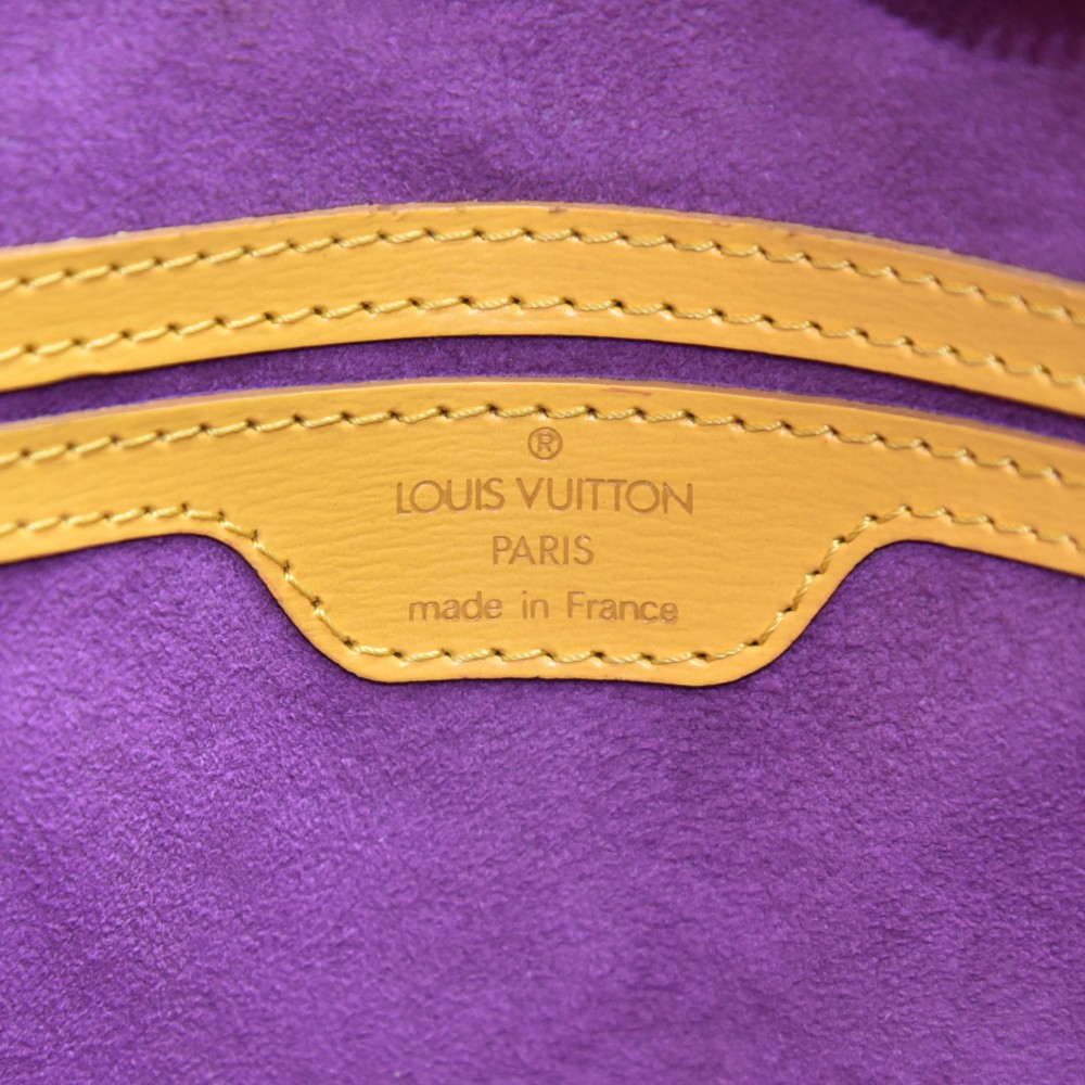 Louis Vuitton Epi Saint Jacques PM Short Strap Yellow