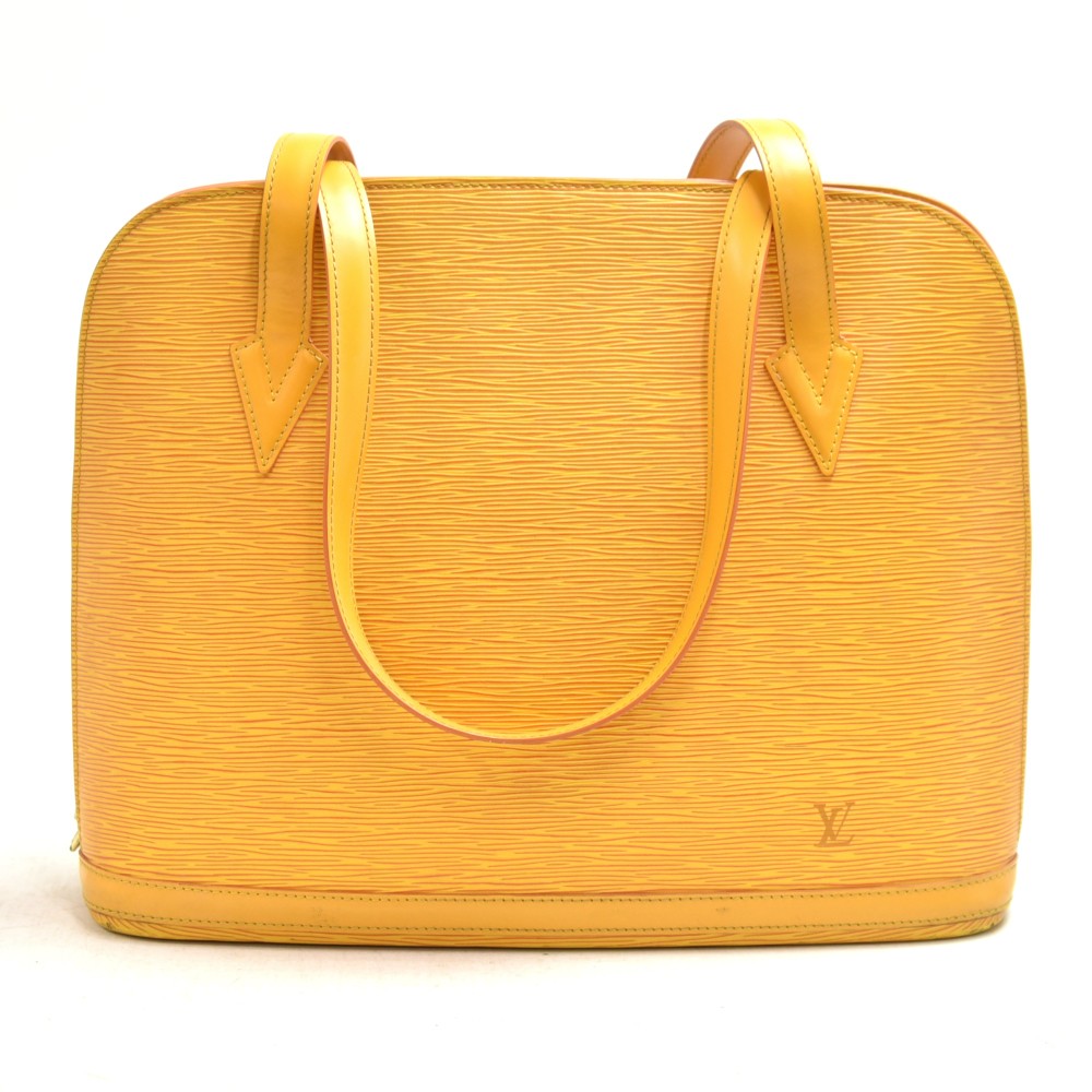 Louis Vuitton Vintage Louis Vuitton Lussac Yellow Epi Leather