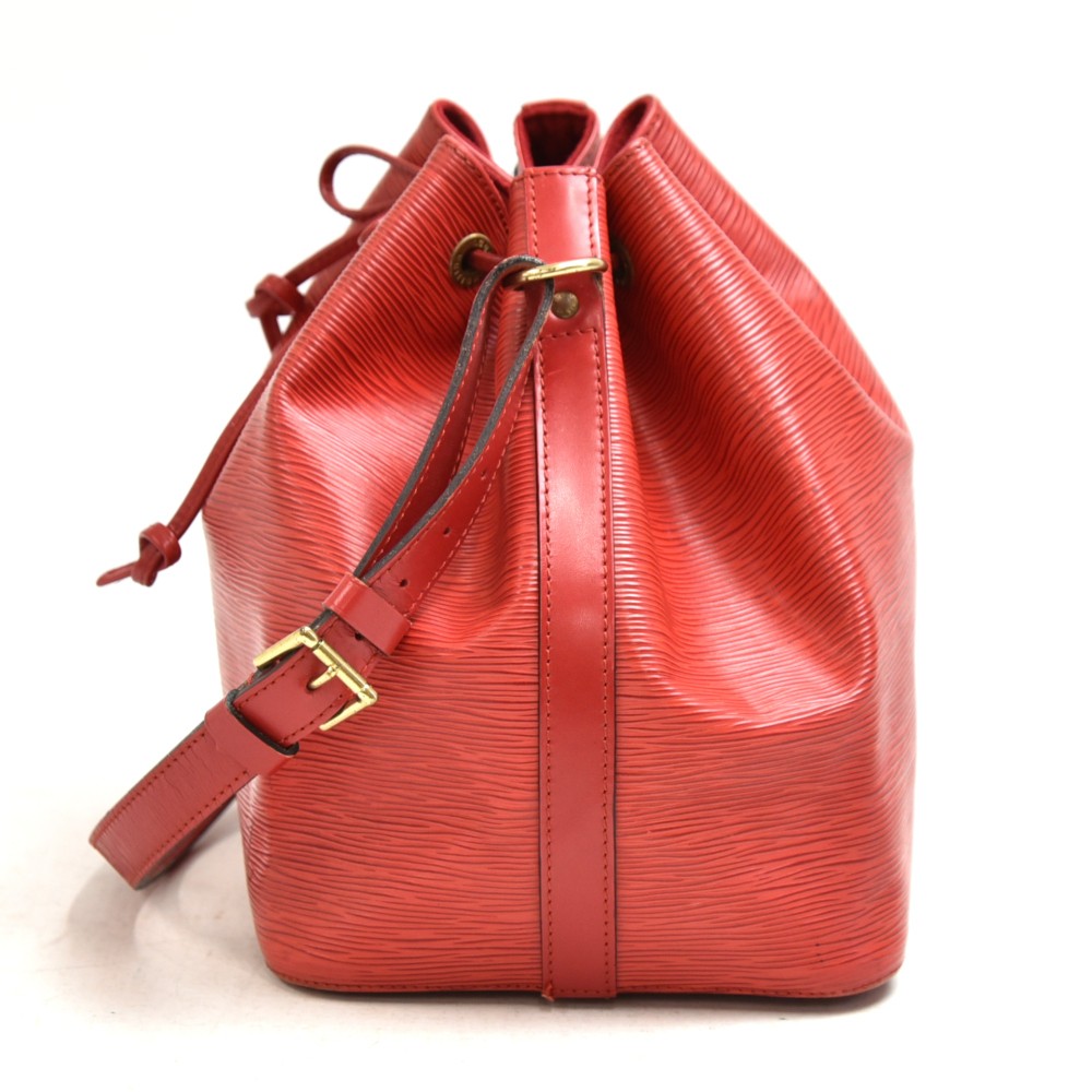 Louis Vuitton Red Since 1854 Petit Sac Plat with Strap Mini Nano Leather  ref.294079 - Joli Closet