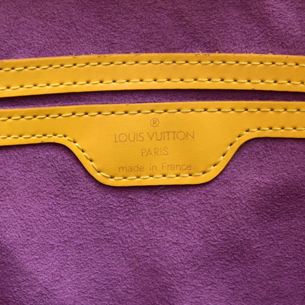 Louis Vuitton Saint Jacques Short Strap Epi Pm Tassil Yellow
