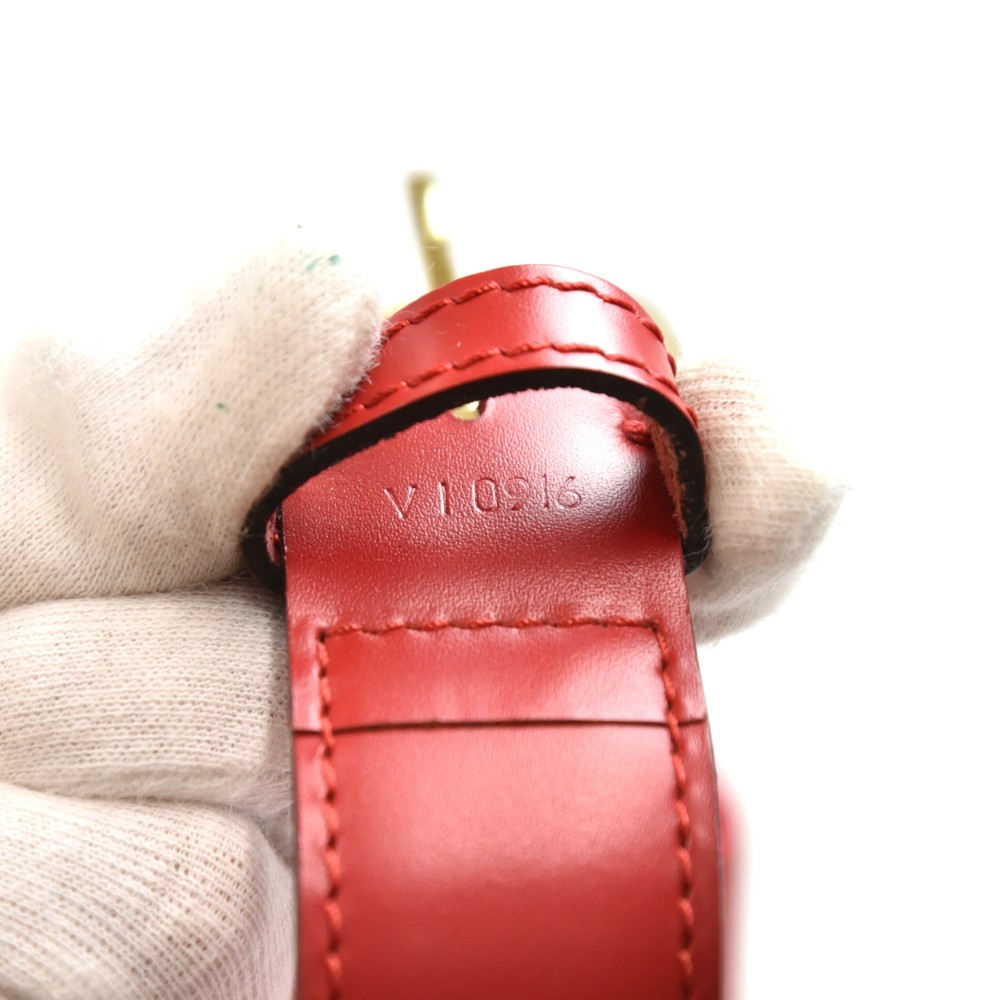 Louis Vuitton Sac Depaule GM Red Epi in 2023