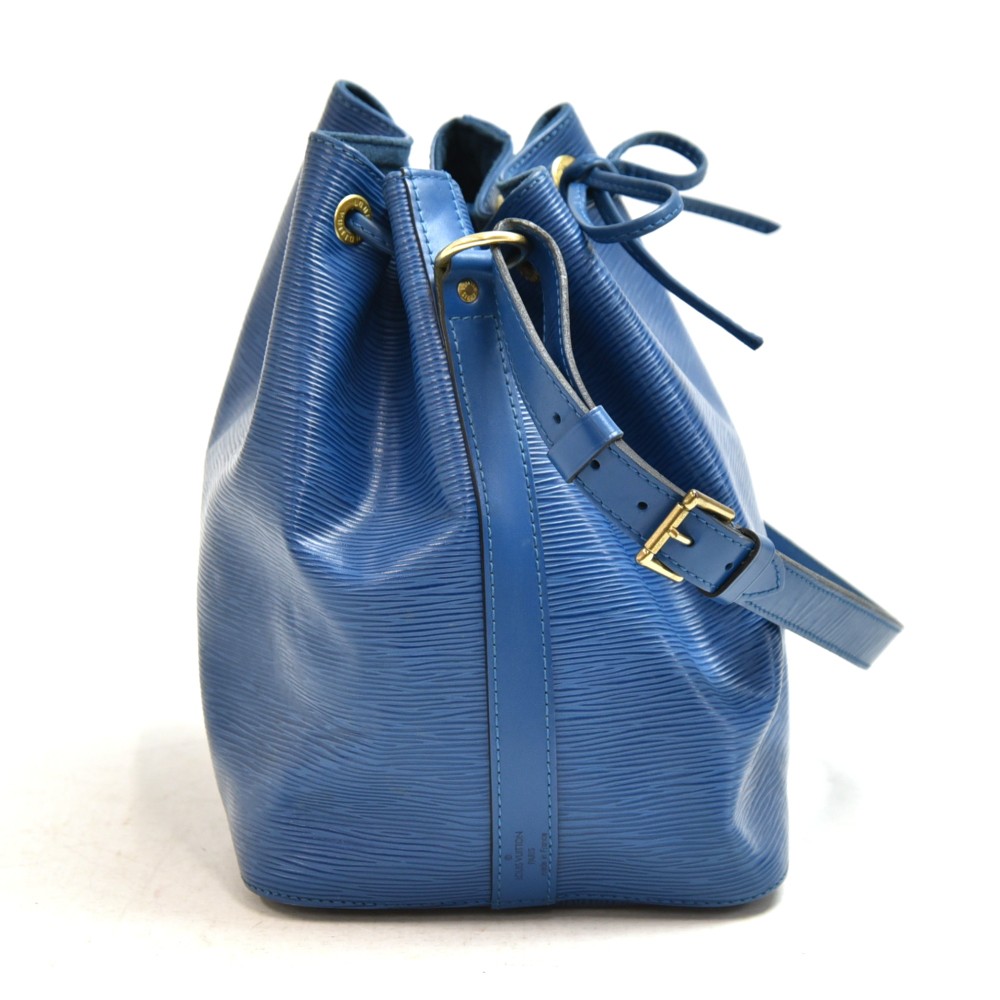 Louis Vuitton Epi Petit Noe Blue 14047