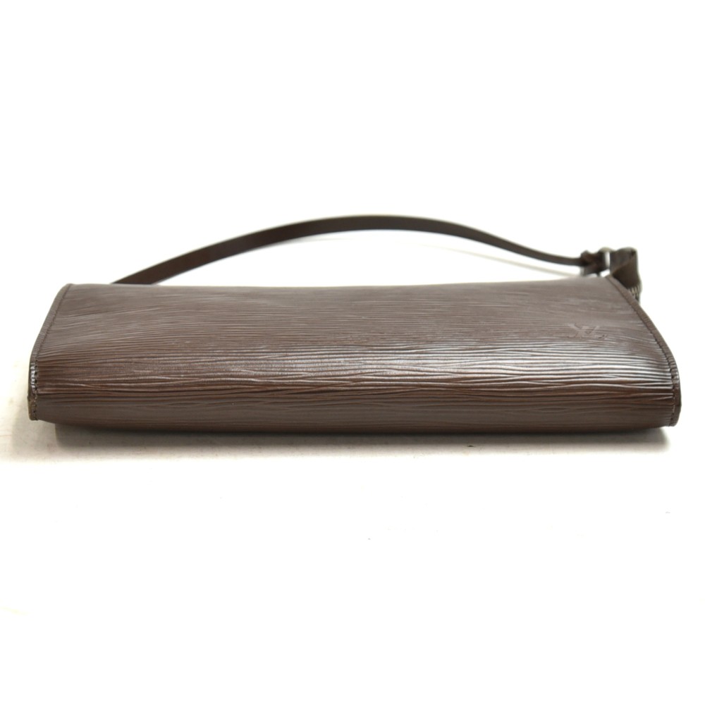 LOUIS VUITTON Moka Pochette Epi Leather Accessoires Pouch Brown - 20%