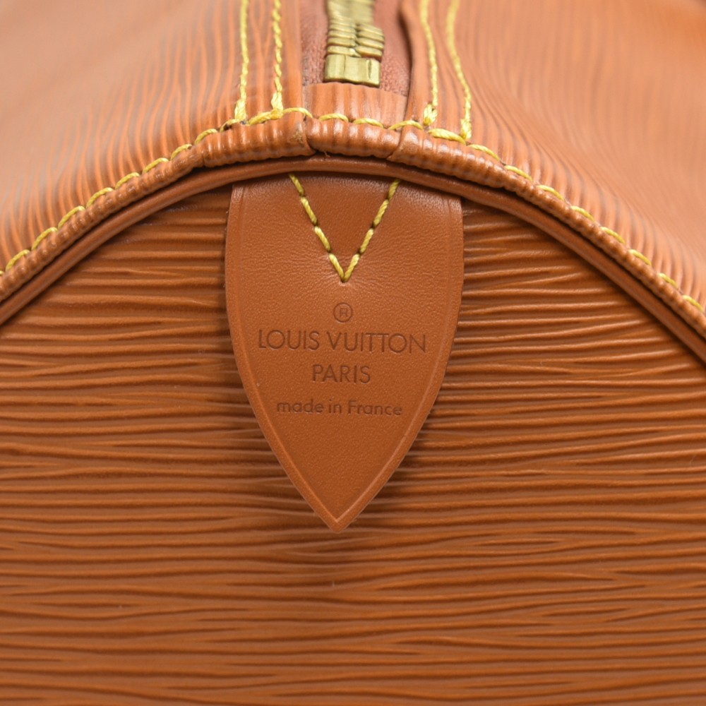 Louis Vuitton Vintage Cipango Gold Keepall 45 Epi Leather Travel