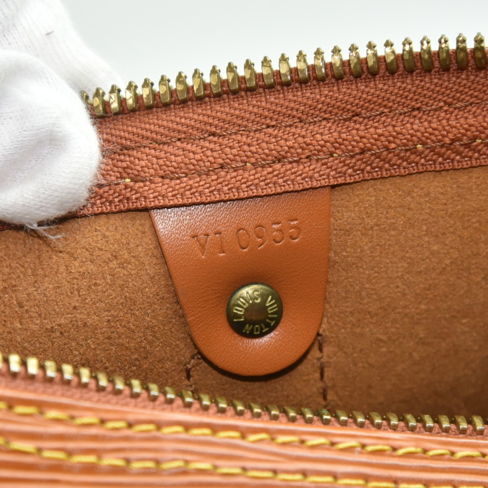 Louis Vuitton, Bags, Louis Vuitton Cipango Gold Epi Leather Keepall 45  Bag With Lock Set