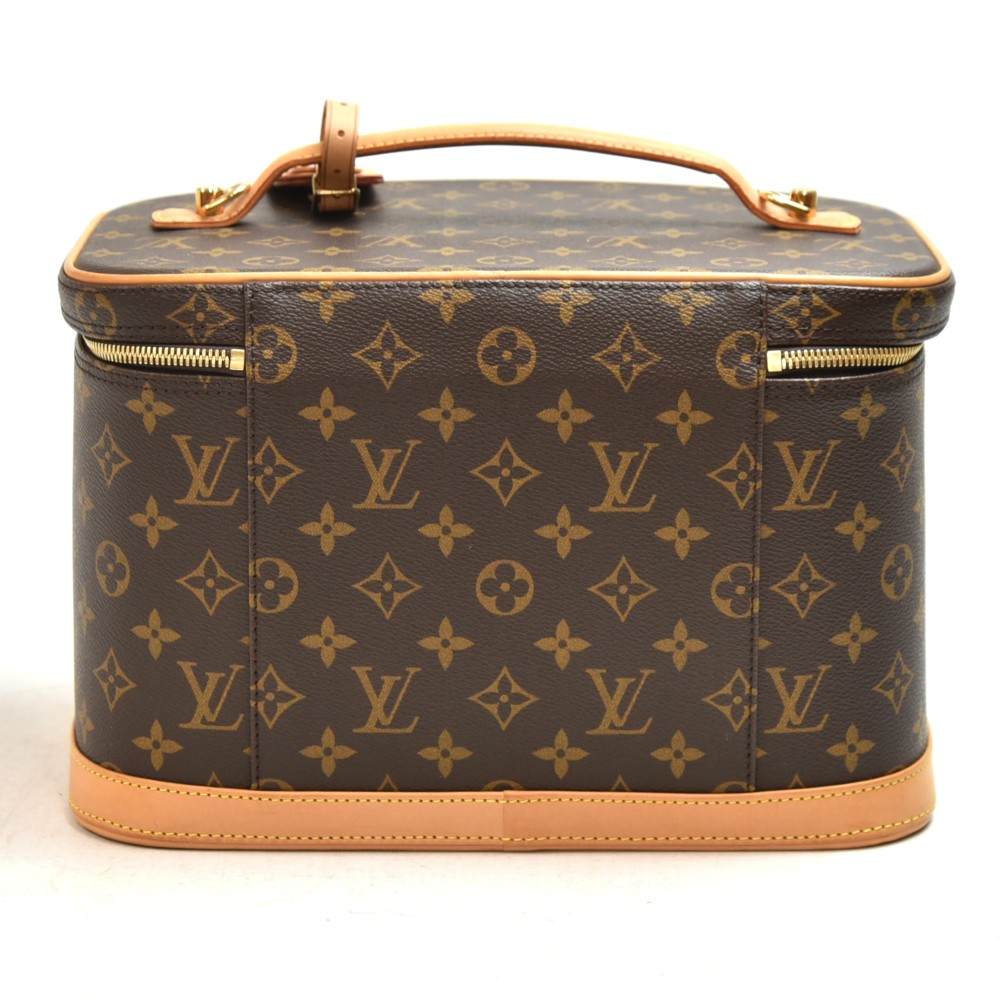 Louis Vuitton, Bags, Louis Vuitton Perfume Travel Case 0ml Monogram  Leather Brown Italy