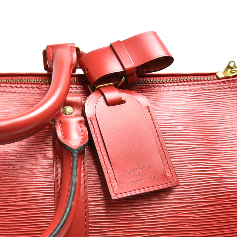 Louis Vuitton LV Keepall Epi red new Leather ref.1013329 - Joli Closet