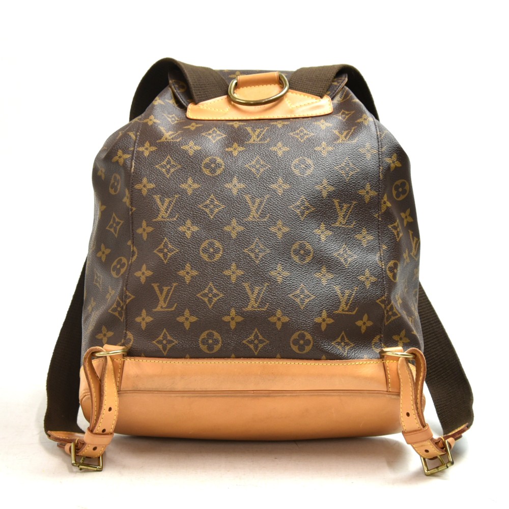 Montsouris vintage leather backpack Louis Vuitton Multicolour in Leather -  32109509